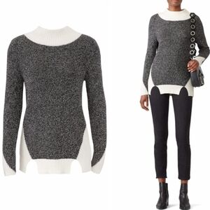 525 America Color Block Cotton Sweater LG